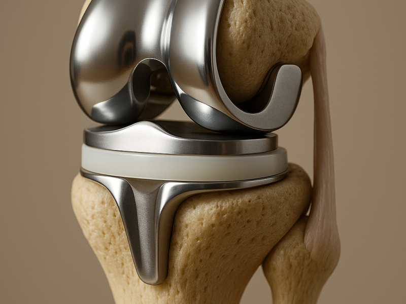 20250709_1701_Knee Joint Prosthetic_simple_compose_01jzqmbntnfchtccecrrscnyst